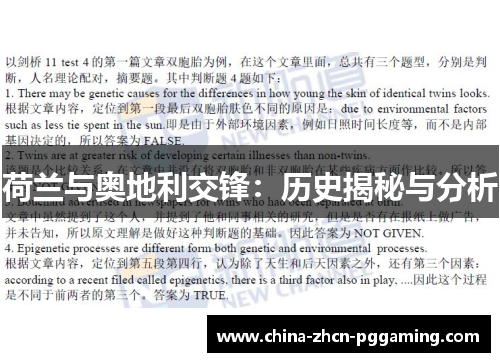 荷兰与奥地利交锋：历史揭秘与分析