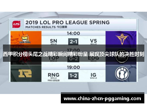 西甲积分榜头尾之战精彩瞬间精彩纷呈 展现顶尖球队的决胜时刻